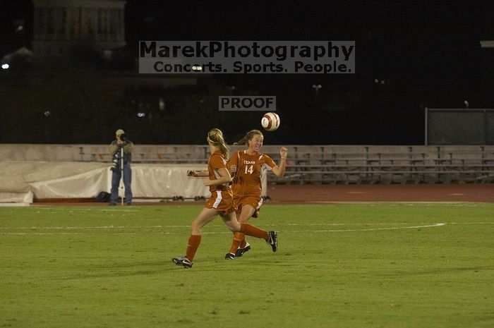 The lady longhorns beat Texas A&M 1-0 in soccer Friday night.

Filename: SRM_20061027_2016462.jpg
Aperture: f/4.0
Shutter Speed: 1/800
Body: Canon EOS 20D
Lens: Canon EF 80-200mm f/2.8 L