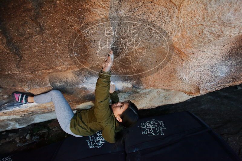 Bouldering in Hueco Tanks on 02/16/2020 with Blue Lizard Climbing and Yoga

Filename: SRM_20200216_1716411.jpg
Aperture: f/4.0
Shutter Speed: 1/250
Body: Canon EOS-1D Mark II
Lens: Canon EF 16-35mm f/2.8 L