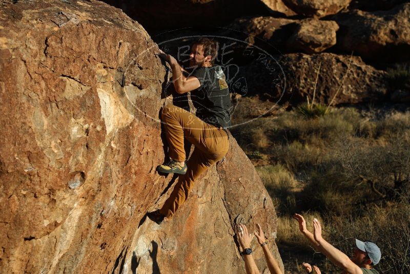 Bouldering in Hueco Tanks on 02/16/2020 with Blue Lizard Climbing and Yoga

Filename: SRM_20200216_1814080.jpg
Aperture: f/4.5
Shutter Speed: 1/400
Body: Canon EOS-1D Mark II
Lens: Canon EF 50mm f/1.8 II