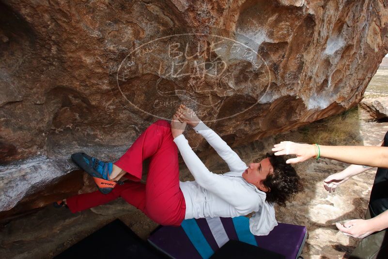 Bouldering in Hueco Tanks on 02/17/2020 with Blue Lizard Climbing and Yoga

Filename: SRM_20200217_1444470.jpg
Aperture: f/6.3
Shutter Speed: 1/400
Body: Canon EOS-1D Mark II
Lens: Canon EF 16-35mm f/2.8 L