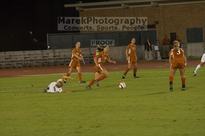 The lady longhorns beat Texas A&M 1-0 in soccer Friday night.

Filename: SRM_20061027_2051041.jpg
Aperture: f/4.0
Shutter Speed: 1/800
Body: Canon EOS 20D
Lens: Canon EF 80-200mm f/2.8 L