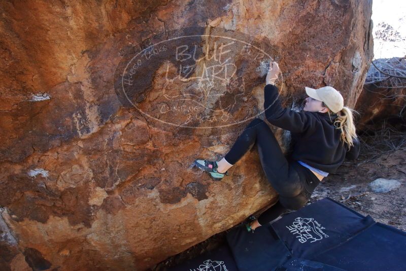 Bouldering in Hueco Tanks on 02/25/2020 with Blue Lizard Climbing and Yoga

Filename: SRM_20200225_1147310.jpg
Aperture: f/4.0
Shutter Speed: 1/250
Body: Canon EOS-1D Mark II
Lens: Canon EF 16-35mm f/2.8 L