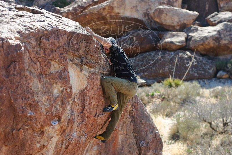 Bouldering in Hueco Tanks on 02/25/2020 with Blue Lizard Climbing and Yoga

Filename: SRM_20200225_1206350.jpg
Aperture: f/3.5
Shutter Speed: 1/320
Body: Canon EOS-1D Mark II
Lens: Canon EF 50mm f/1.8 II