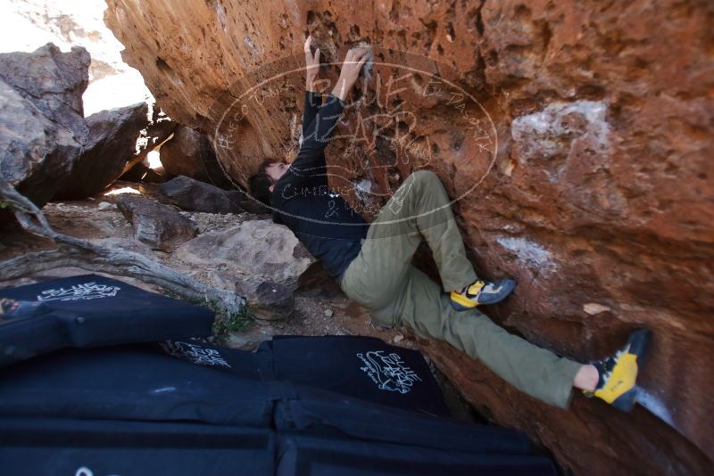 Bouldering in Hueco Tanks on 02/25/2020 with Blue Lizard Climbing and Yoga

Filename: SRM_20200225_1353260.jpg
Aperture: f/2.8
Shutter Speed: 1/250
Body: Canon EOS-1D Mark II
Lens: Canon EF 16-35mm f/2.8 L