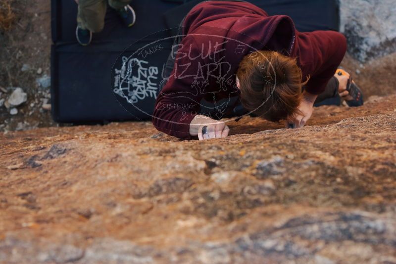 Bouldering in Hueco Tanks on 02/25/2020 with Blue Lizard Climbing and Yoga

Filename: SRM_20200225_1714490.jpg
Aperture: f/4.5
Shutter Speed: 1/250
Body: Canon EOS-1D Mark II
Lens: Canon EF 50mm f/1.8 II