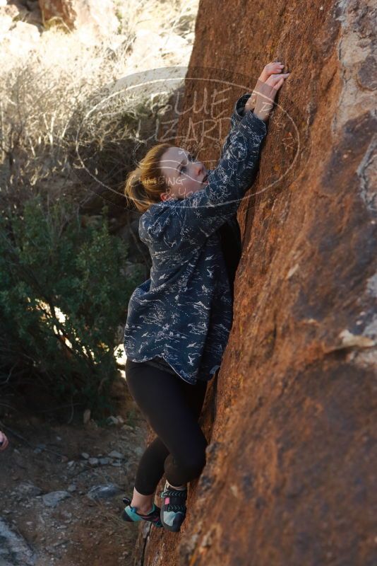 Bouldering in Hueco Tanks on 02/25/2020 with Blue Lizard Climbing and Yoga

Filename: SRM_20200225_1720140.jpg
Aperture: f/6.3
Shutter Speed: 1/250
Body: Canon EOS-1D Mark II
Lens: Canon EF 50mm f/1.8 II