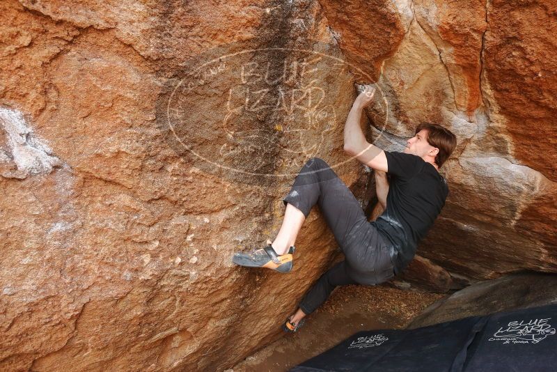 Bouldering in Hueco Tanks on 02/28/2020 with Blue Lizard Climbing and Yoga

Filename: SRM_20200228_1246580.jpg
Aperture: f/7.1
Shutter Speed: 1/250
Body: Canon EOS-1D Mark II
Lens: Canon EF 16-35mm f/2.8 L