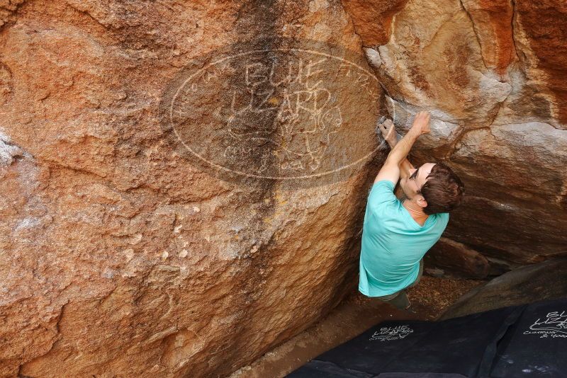 Bouldering in Hueco Tanks on 02/28/2020 with Blue Lizard Climbing and Yoga

Filename: SRM_20200228_1248190.jpg
Aperture: f/7.1
Shutter Speed: 1/250
Body: Canon EOS-1D Mark II
Lens: Canon EF 16-35mm f/2.8 L