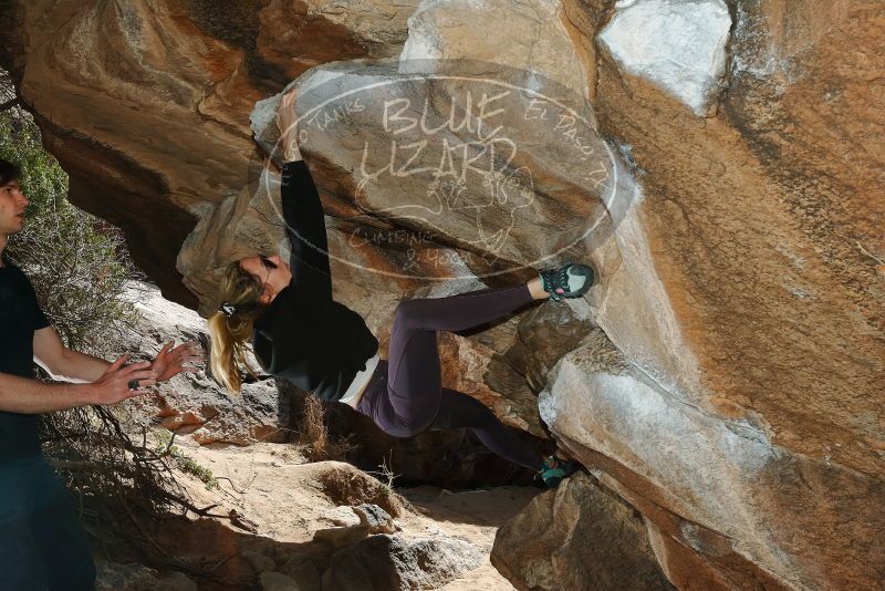 Bouldering in Hueco Tanks on 02/28/2020 with Blue Lizard Climbing and Yoga

Filename: SRM_20200228_1421450.jpg
Aperture: f/8.0
Shutter Speed: 1/250
Body: Canon EOS-1D Mark II
Lens: Canon EF 16-35mm f/2.8 L