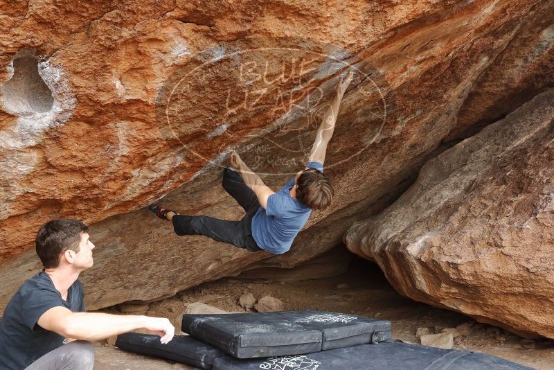 Bouldering in Hueco Tanks on 02/28/2020 with Blue Lizard Climbing and Yoga

Filename: SRM_20200228_1447430.jpg
Aperture: f/6.3
Shutter Speed: 1/250
Body: Canon EOS-1D Mark II
Lens: Canon EF 16-35mm f/2.8 L