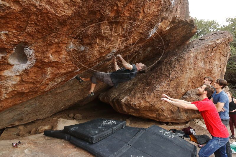 Bouldering in Hueco Tanks on 02/28/2020 with Blue Lizard Climbing and Yoga

Filename: SRM_20200228_1508050.jpg
Aperture: f/6.3
Shutter Speed: 1/250
Body: Canon EOS-1D Mark II
Lens: Canon EF 16-35mm f/2.8 L