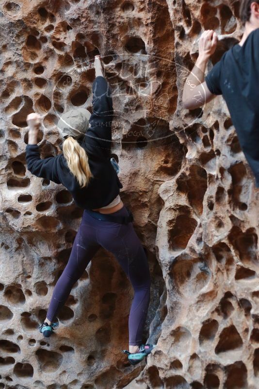 Bouldering in Hueco Tanks on 02/28/2020 with Blue Lizard Climbing and Yoga

Filename: SRM_20200228_1654080.jpg
Aperture: f/2.8
Shutter Speed: 1/100
Body: Canon EOS-1D Mark II
Lens: Canon EF 50mm f/1.8 II