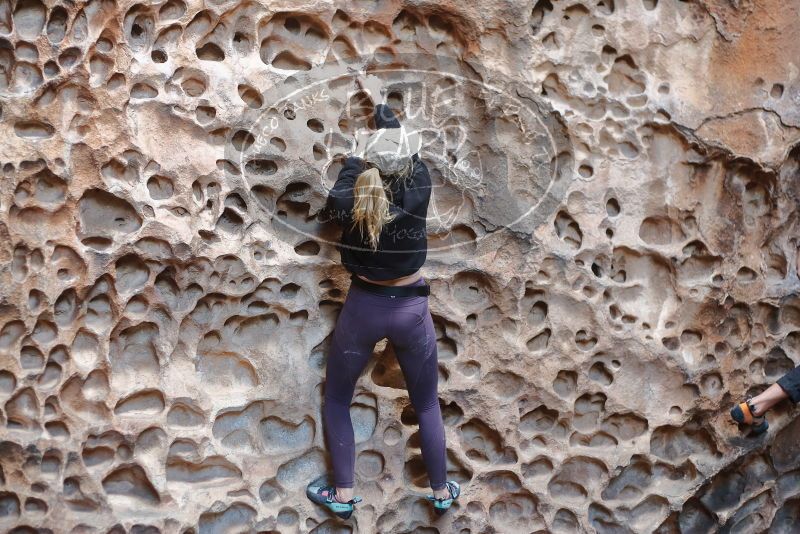 Bouldering in Hueco Tanks on 02/28/2020 with Blue Lizard Climbing and Yoga

Filename: SRM_20200228_1654440.jpg
Aperture: f/2.5
Shutter Speed: 1/100
Body: Canon EOS-1D Mark II
Lens: Canon EF 50mm f/1.8 II