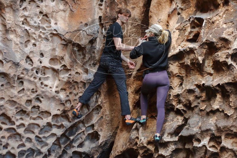 Bouldering in Hueco Tanks on 02/28/2020 with Blue Lizard Climbing and Yoga

Filename: SRM_20200228_1655310.jpg
Aperture: f/2.8
Shutter Speed: 1/100
Body: Canon EOS-1D Mark II
Lens: Canon EF 50mm f/1.8 II