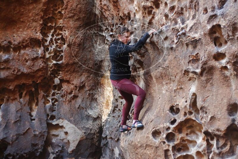 Bouldering in Hueco Tanks on 02/28/2020 with Blue Lizard Climbing and Yoga

Filename: SRM_20200228_1657130.jpg
Aperture: f/2.5
Shutter Speed: 1/100
Body: Canon EOS-1D Mark II
Lens: Canon EF 50mm f/1.8 II