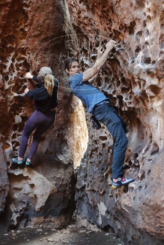 Bouldering in Hueco Tanks on 02/28/2020 with Blue Lizard Climbing and Yoga

Filename: SRM_20200228_1701380.jpg
Aperture: f/2.5
Shutter Speed: 1/100
Body: Canon EOS-1D Mark II
Lens: Canon EF 50mm f/1.8 II