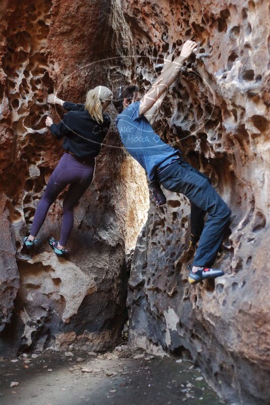 Bouldering in Hueco Tanks on 02/28/2020 with Blue Lizard Climbing and Yoga

Filename: SRM_20200228_1701400.jpg
Aperture: f/2.5
Shutter Speed: 1/100
Body: Canon EOS-1D Mark II
Lens: Canon EF 50mm f/1.8 II