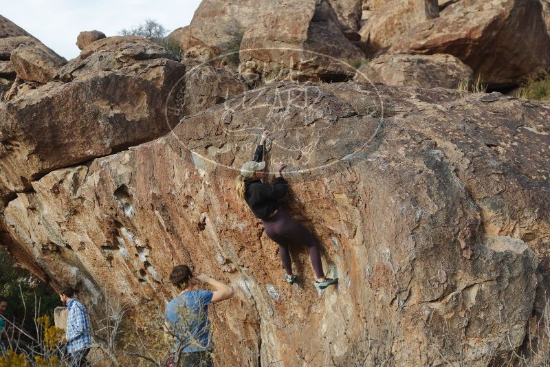 Bouldering in Hueco Tanks on 02/28/2020 with Blue Lizard Climbing and Yoga

Filename: SRM_20200228_1746220.jpg
Aperture: f/5.0
Shutter Speed: 1/400
Body: Canon EOS-1D Mark II
Lens: Canon EF 50mm f/1.8 II