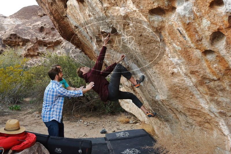 Bouldering in Hueco Tanks on 02/28/2020 with Blue Lizard Climbing and Yoga

Filename: SRM_20200228_1822231.jpg
Aperture: f/5.0
Shutter Speed: 1/250
Body: Canon EOS-1D Mark II
Lens: Canon EF 16-35mm f/2.8 L