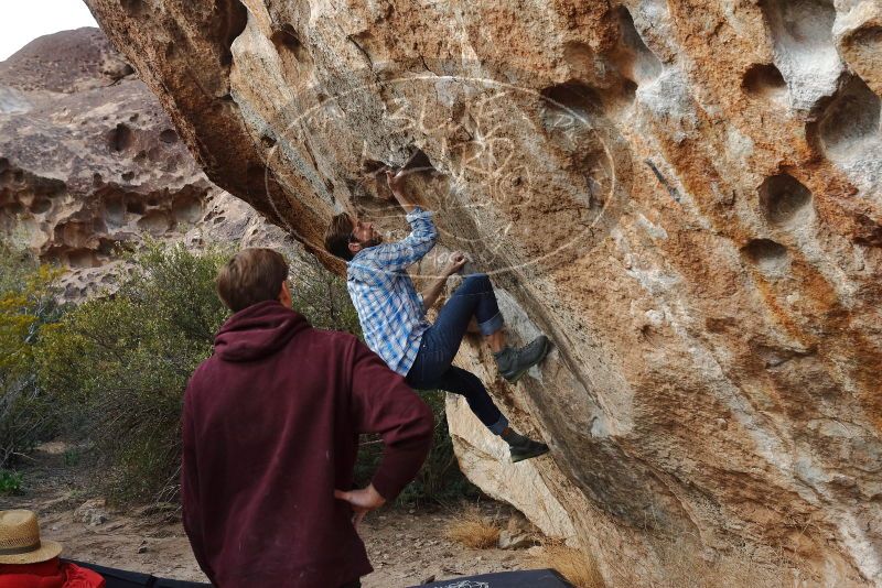 Bouldering in Hueco Tanks on 02/28/2020 with Blue Lizard Climbing and Yoga

Filename: SRM_20200228_1827250.jpg
Aperture: f/5.6
Shutter Speed: 1/250
Body: Canon EOS-1D Mark II
Lens: Canon EF 16-35mm f/2.8 L