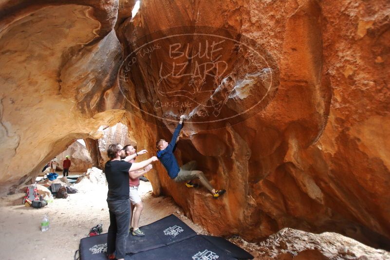 Bouldering in Hueco Tanks on 02/29/2020 with Blue Lizard Climbing and Yoga

Filename: SRM_20200229_1401000.jpg
Aperture: f/2.8
Shutter Speed: 1/250
Body: Canon EOS-1D Mark II
Lens: Canon EF 16-35mm f/2.8 L