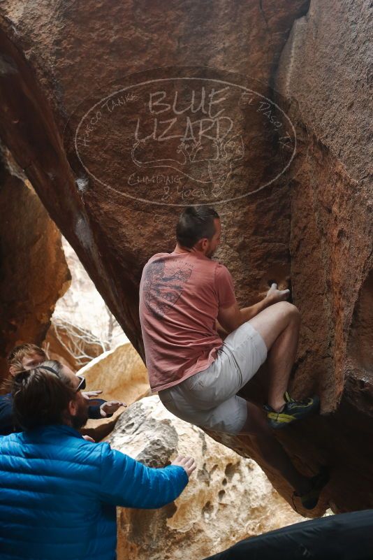 Bouldering in Hueco Tanks on 02/29/2020 with Blue Lizard Climbing and Yoga

Filename: SRM_20200229_1441110.jpg
Aperture: f/3.5
Shutter Speed: 1/250
Body: Canon EOS-1D Mark II
Lens: Canon EF 50mm f/1.8 II