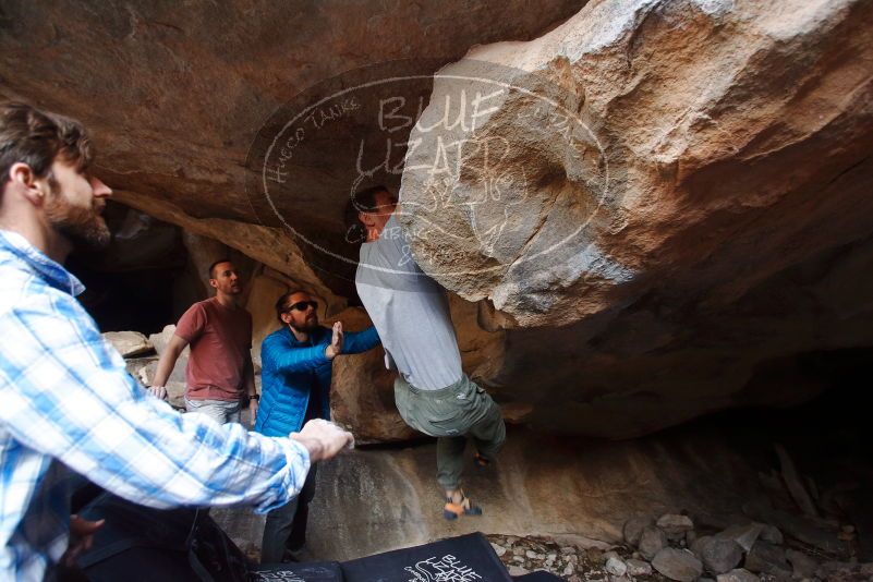 Bouldering in Hueco Tanks on 02/29/2020 with Blue Lizard Climbing and Yoga

Filename: SRM_20200229_1553220.jpg
Aperture: f/3.5
Shutter Speed: 1/250
Body: Canon EOS-1D Mark II
Lens: Canon EF 16-35mm f/2.8 L