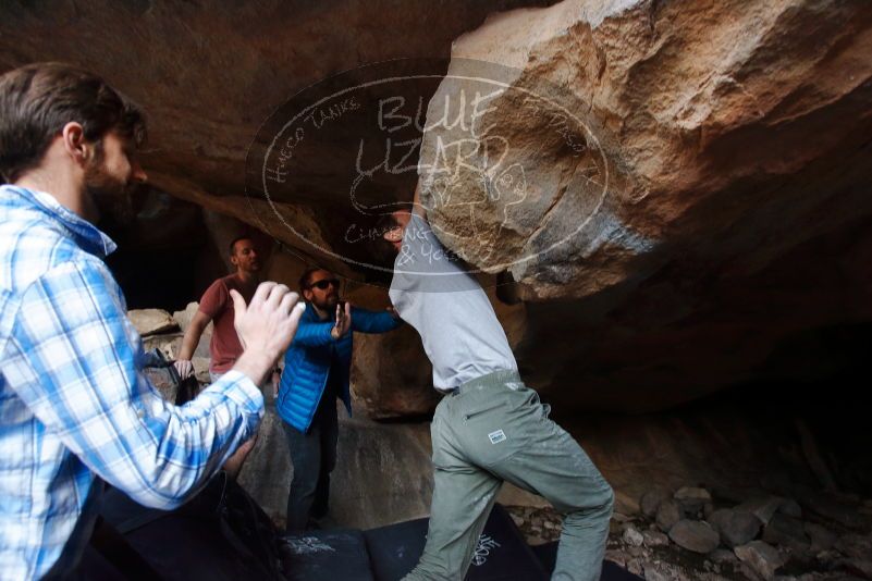 Bouldering in Hueco Tanks on 02/29/2020 with Blue Lizard Climbing and Yoga

Filename: SRM_20200229_1553221.jpg
Aperture: f/4.5
Shutter Speed: 1/250
Body: Canon EOS-1D Mark II
Lens: Canon EF 16-35mm f/2.8 L