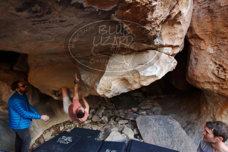 Bouldering in Hueco Tanks on 02/29/2020 with Blue Lizard Climbing and Yoga

Filename: SRM_20200229_1557360.jpg
Aperture: f/3.5
Shutter Speed: 1/250
Body: Canon EOS-1D Mark II
Lens: Canon EF 16-35mm f/2.8 L