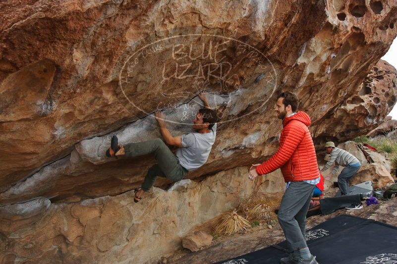 Bouldering in Hueco Tanks on 02/29/2020 with Blue Lizard Climbing and Yoga

Filename: SRM_20200229_1643560.jpg
Aperture: f/6.3
Shutter Speed: 1/250
Body: Canon EOS-1D Mark II
Lens: Canon EF 16-35mm f/2.8 L