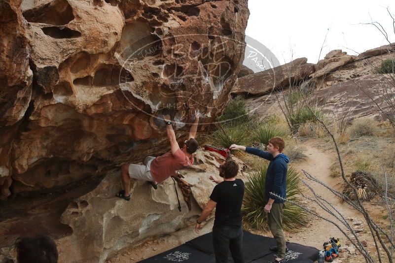 Bouldering in Hueco Tanks on 02/29/2020 with Blue Lizard Climbing and Yoga

Filename: SRM_20200229_1652180.jpg
Aperture: f/8.0
Shutter Speed: 1/250
Body: Canon EOS-1D Mark II
Lens: Canon EF 16-35mm f/2.8 L