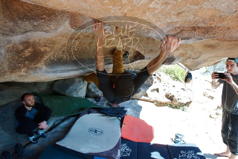 Bouldering in Hueco Tanks on 03/07/2020 with Blue Lizard Climbing and Yoga

Filename: SRM_20200307_1207180.jpg
Aperture: f/5.6
Shutter Speed: 1/250
Body: Canon EOS-1D Mark II
Lens: Canon EF 16-35mm f/2.8 L