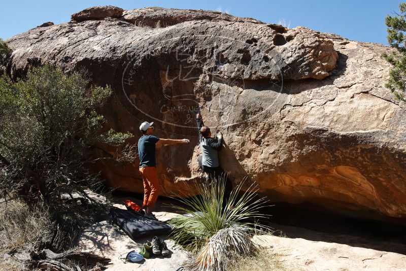 Bouldering in Hueco Tanks on 03/07/2020 with Blue Lizard Climbing and Yoga

Filename: SRM_20200307_1336190.jpg
Aperture: f/5.6
Shutter Speed: 1/640
Body: Canon EOS-1D Mark II
Lens: Canon EF 16-35mm f/2.8 L