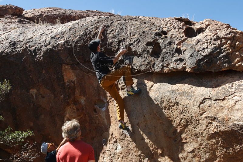 Bouldering in Hueco Tanks on 03/07/2020 with Blue Lizard Climbing and Yoga

Filename: SRM_20200307_1341390.jpg
Aperture: f/5.6
Shutter Speed: 1/500
Body: Canon EOS-1D Mark II
Lens: Canon EF 16-35mm f/2.8 L