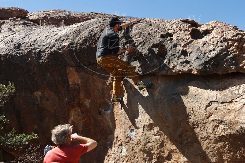 Bouldering in Hueco Tanks on 03/07/2020 with Blue Lizard Climbing and Yoga

Filename: SRM_20200307_1341480.jpg
Aperture: f/5.6
Shutter Speed: 1/640
Body: Canon EOS-1D Mark II
Lens: Canon EF 16-35mm f/2.8 L