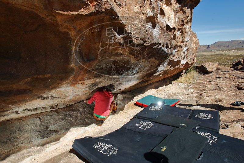 Bouldering in Hueco Tanks on 03/06/2020 with Blue Lizard Climbing and Yoga

Filename: SRM_20200306_1125360.jpg
Aperture: f/8.0
Shutter Speed: 1/250
Body: Canon EOS-1D Mark II
Lens: Canon EF 16-35mm f/2.8 L