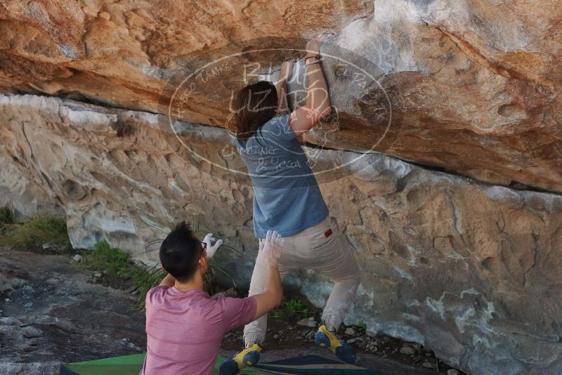 Bouldering in Hueco Tanks on 03/16/2020 with Blue Lizard Climbing and Yoga

Filename: SRM_20200316_1055150.jpg
Aperture: f/4.5
Shutter Speed: 1/500
Body: Canon EOS-1D Mark II
Lens: Canon EF 50mm f/1.8 II