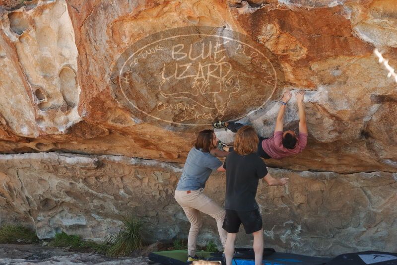 Bouldering in Hueco Tanks on 03/16/2020 with Blue Lizard Climbing and Yoga

Filename: SRM_20200316_1120110.jpg
Aperture: f/4.5
Shutter Speed: 1/500
Body: Canon EOS-1D Mark II
Lens: Canon EF 50mm f/1.8 II