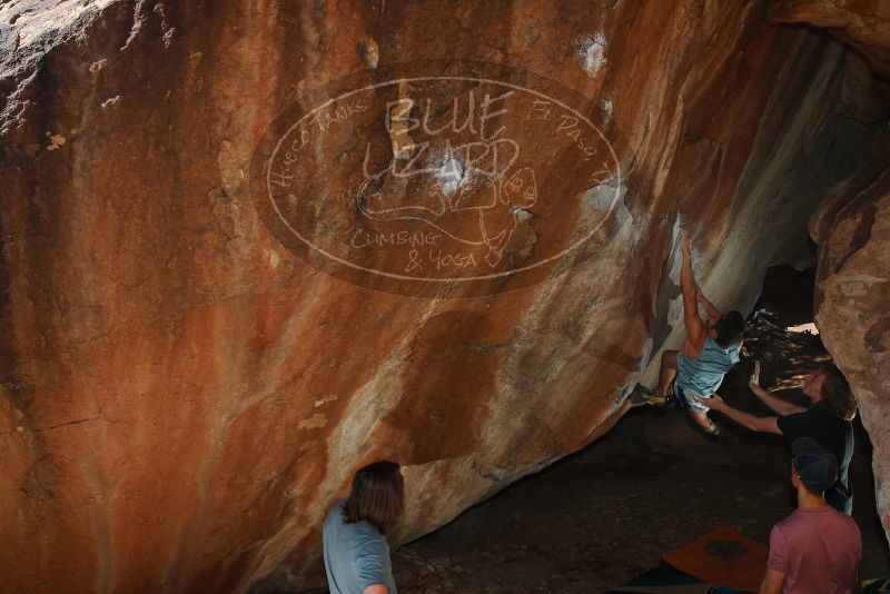 Bouldering in Hueco Tanks on 03/16/2020 with Blue Lizard Climbing and Yoga

Filename: SRM_20200316_1509200.jpg
Aperture: f/8.0
Shutter Speed: 1/250
Body: Canon EOS-1D Mark II
Lens: Canon EF 16-35mm f/2.8 L