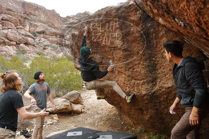 Bouldering in Hueco Tanks on 03/15/2020 with Blue Lizard Climbing and Yoga

Filename: SRM_20200315_1036321.jpg
Aperture: f/5.6
Shutter Speed: 1/400
Body: Canon EOS-1D Mark II
Lens: Canon EF 16-35mm f/2.8 L