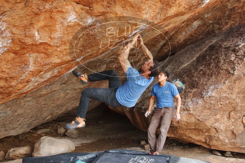 Bouldering in Hueco Tanks on 03/15/2020 with Blue Lizard Climbing and Yoga

Filename: SRM_20200315_1454030.jpg
Aperture: f/5.0
Shutter Speed: 1/250
Body: Canon EOS-1D Mark II
Lens: Canon EF 16-35mm f/2.8 L