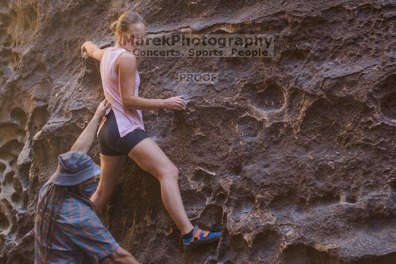 Bouldering in Hueco Tanks on 10/19/2021 with Blue Lizard Climbing and Yoga

Filename: SRM_20211019_1319330.jpg
Aperture: f/2.8
Shutter Speed: 1/100
Body: Canon EOS-1D Mark II
Lens: Canon EF 50mm f/1.8 II