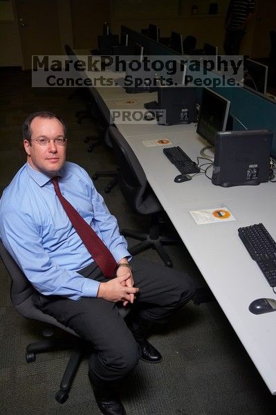 Portraits of UT Vice President of Information Technology Brian E Roberts.

Filename: SRM_20070226_0904109.jpg
Aperture: f/4.5
Shutter Speed: 1/250
Body: Canon EOS-1D Mark II
Lens: Sigma 15-30mm f/3.5-4.5 EX Aspherical DG DF