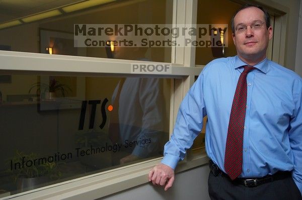 Portraits of UT Vice President of Information Technology Brian E Roberts.

Filename: SRM_20070226_0912444.jpg
Aperture: f/4.5
Shutter Speed: 1/250
Body: Canon EOS-1D Mark II
Lens: Sigma 15-30mm f/3.5-4.5 EX Aspherical DG DF