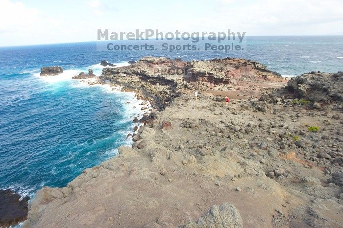 Hike to the Nakalele blowholes along the surf-beaten lava formations.

Filename: SRM_20071219_1325137.jpg
Aperture: f/10.0
Shutter Speed: 1/400
Body: Canon EOS-1D Mark II
Lens: Sigma 15-30mm f/3.5-4.5 EX Aspherical DG DF