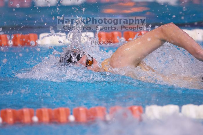 UT sophomore Trey Hoover competed in the 400 yard IM with a time of 4:10.06.  The University of Texas Longhorns defeated The University of Georgia Bulldogs 157-135 on Saturday, January 12, 2008.

Filename: SRM_20080112_1241206.jpg
Aperture: f/2.8
Shutter Speed: 1/400
Body: Canon EOS-1D Mark II
Lens: Canon EF 300mm f/2.8 L IS