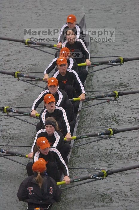 The women's rowing team competed in the 2008 Fighting Nutria on Saturday, February 16, 2008.

Filename: SRM_20080216_0829064.jpg
Aperture: f/4.0
Shutter Speed: 1/800
Body: Canon EOS-1D Mark II
Lens: Canon EF 300mm f/2.8 L IS