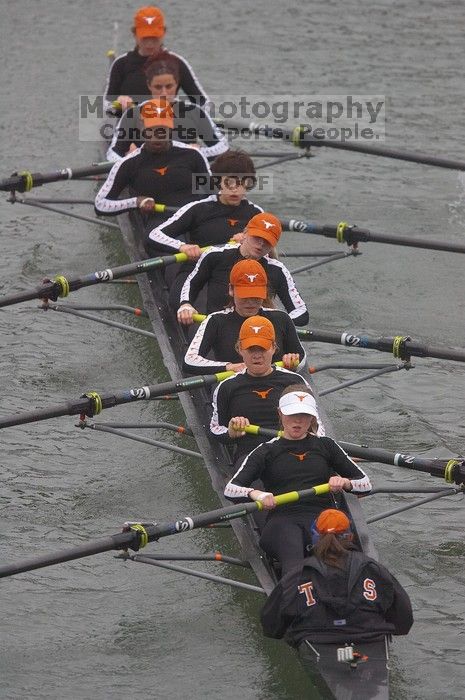 The women's rowing team competed in the 2008 Fighting Nutria on Saturday, February 16, 2008.

Filename: SRM_20080216_0830265.jpg
Aperture: f/4.0
Shutter Speed: 1/800
Body: Canon EOS-1D Mark II
Lens: Canon EF 300mm f/2.8 L IS