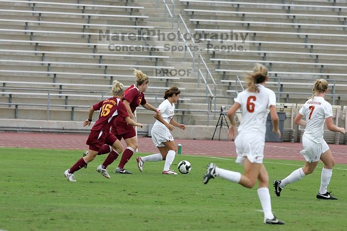 UT sophomore Alisha Ortiz (#12, Forward) in the second half.  The University of Texas women's soccer team won 2-1 against the Iowa State Cyclones Sunday afternoon, October 5, 2008.

Filename: SRM_20081005_13015291.jpg
Aperture: f/5.6
Shutter Speed: 1/1250
Body: Canon EOS-1D Mark II
Lens: Canon EF 300mm f/2.8 L IS