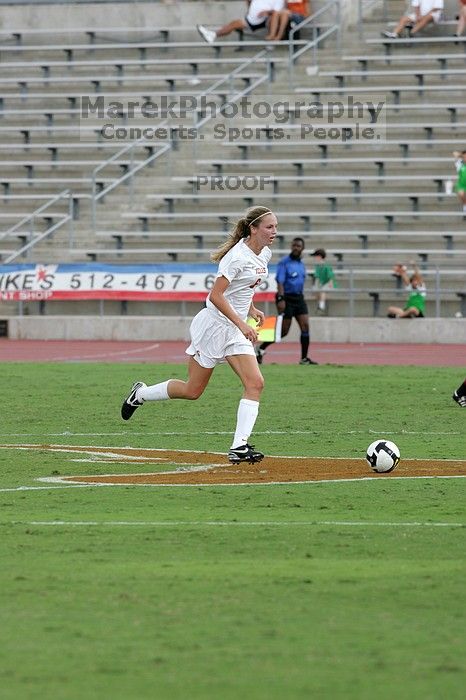 UT freshman Lucy Keith (#6, Midfielder) in the second half.  The University of Texas women's soccer team won 2-1 against the Iowa State Cyclones Sunday afternoon, October 5, 2008.

Filename: SRM_20081005_13072698.jpg
Aperture: f/5.6
Shutter Speed: 1/1250
Body: Canon EOS-1D Mark II
Lens: Canon EF 300mm f/2.8 L IS